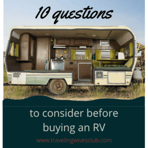 Questions to consider before buying an RV