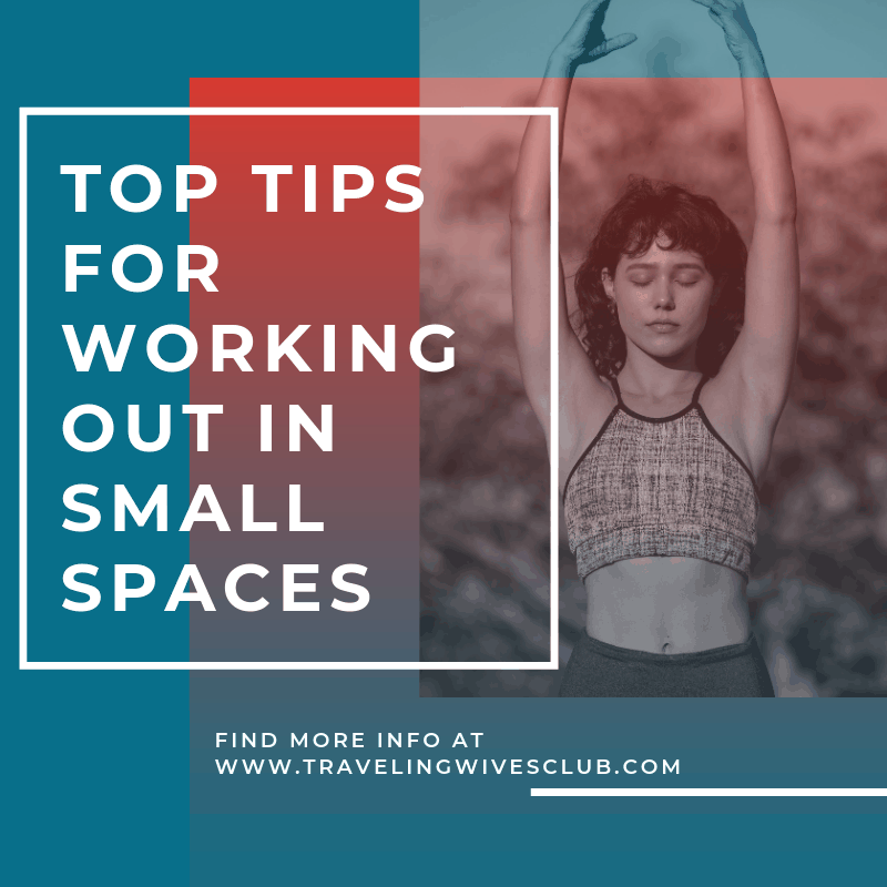 Woman doing yoga outside