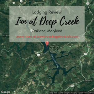 Map of a lake and surrounding area