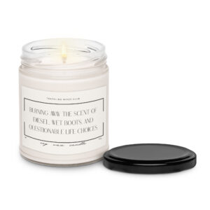 Scented soy candle
